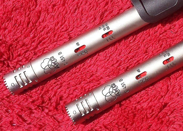 AKG C 451 B Matched Stereo Pair Silver image 1