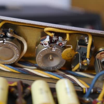 1964 Fender Pro Amp // fully serviced tube amp head // blackface era image 22