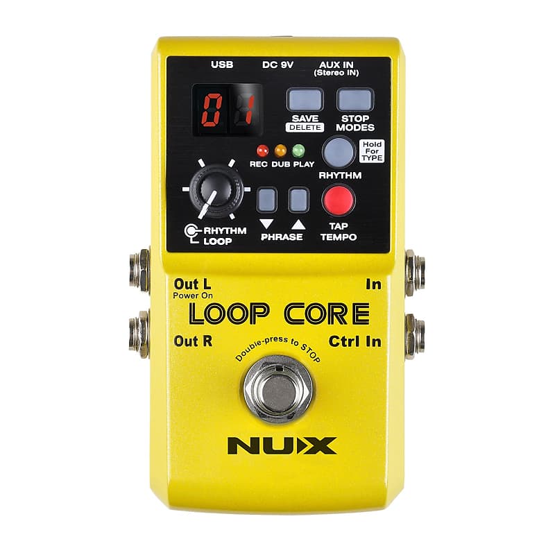 NuX Loop Core Looper Pedal with Drum Machine