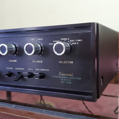 Sansui Au-555 Amplifier Solid State Operational image 2