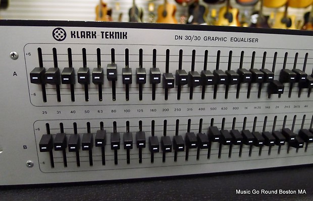 Klark Teknik DN360 Professional Dual 30-Band Graphic EQ Klark Teknik DN360 Professional Dual 30-Band Graphic EQ