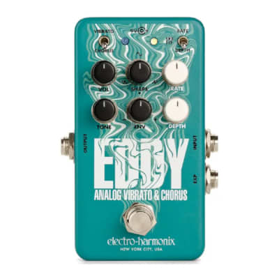 Electro-Harmonix Eddy Vibrato/Chorus Guitar Effects Pedal for sale