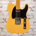 Fender American Vintage '52 Telecaster Reissue Electric Guitar, Butterscotch Blonde w/ Original Case x3501 (USED)