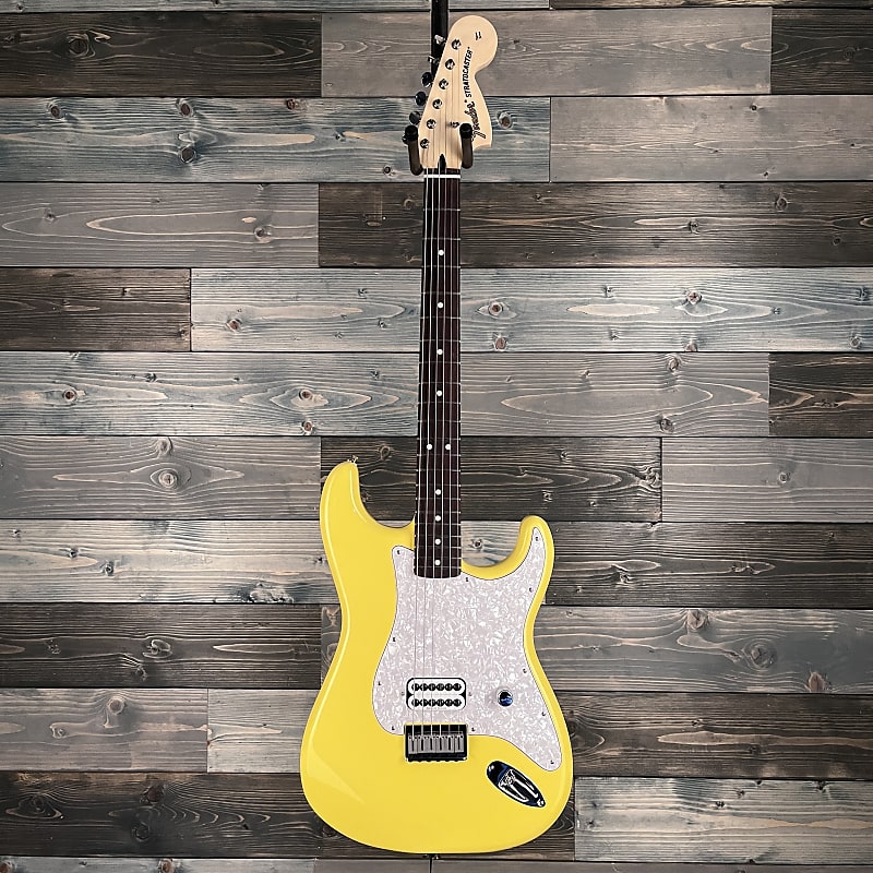 Fender Limited Edition Tom Delonge Stratocaster, Graffiti Yellow image 1