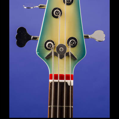 Micro-Frets Rendezvous Bass (Style 1) 1967 Martian Blueburst image 6