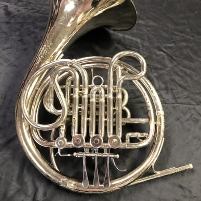 F.E Olds & Son Nickel-silver Double French Horn image 1