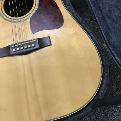 Ibanez Artwood AW-100 acoustic-electric guitar made in Korea 2002 with added fishman matrix infinity pick-up active system with hard case . image 2