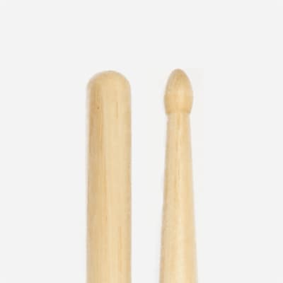 Promark Forward Balance Hickory Drumsticks - .595" - Teardrop Tip image 4