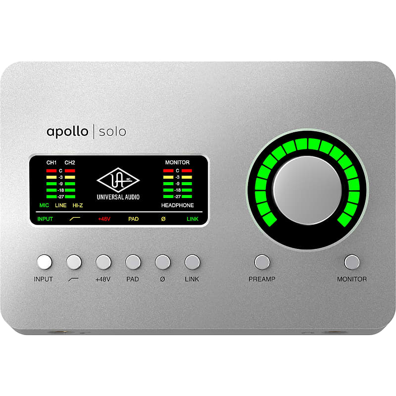 Universal Audio Apollo Solo TB3 Audio Interface (Desktop/Mac/Win/TB3) image 1
