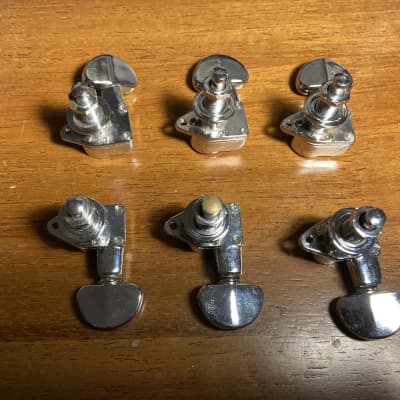 1960s Grover Futura tuning keys Chrome for Gibson Martin Pat. Pend. image 4