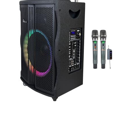 IDOLmain IPS-DJ09 Professional Bluetooth Portable Rechargeable Party Speaker 1500W With Dual Wireless Microphones New 2024 image 6
