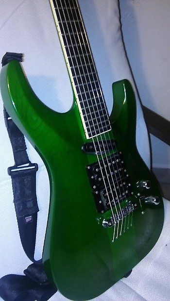 ESP Stephen Carpenter SRC-6 ESP Custom shop Stef-6 2001 Green | Reverb