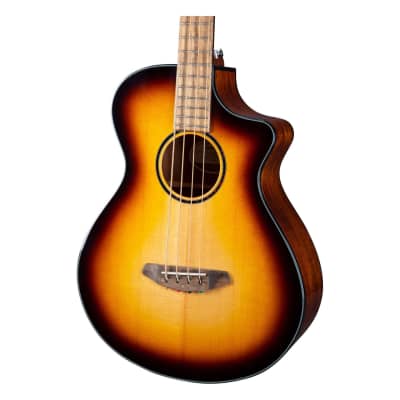 Breedlove Discovery S Concert Edgeburst Bass CE Sitka African Mahogany for sale