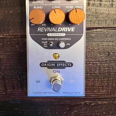 Reverb.com listing, price, conditions, and images for origin-effects-revivaldrive-compact