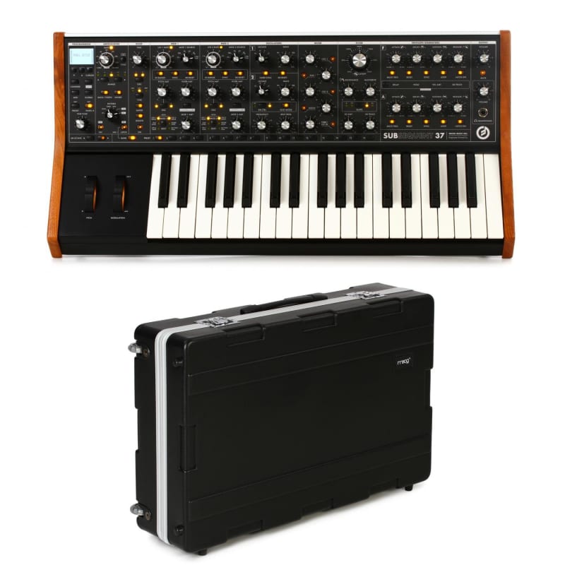 Moog Subsequent 37 Analog Synthesizer with Decksaver Cover