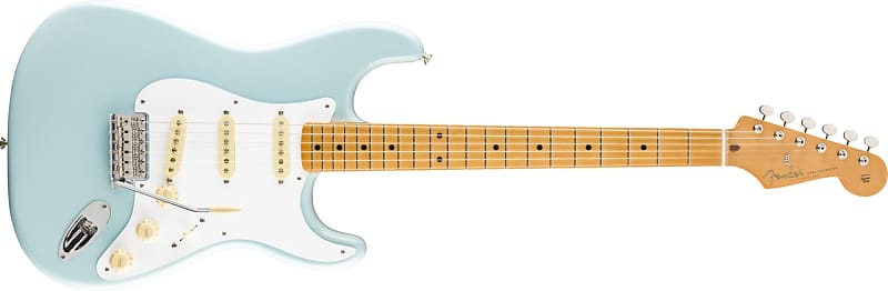 Fender Vintera 50's Stratocaster Guitar, Sonic Blue, Maple Fretboard w/ Fender Original Gigbag image 1
