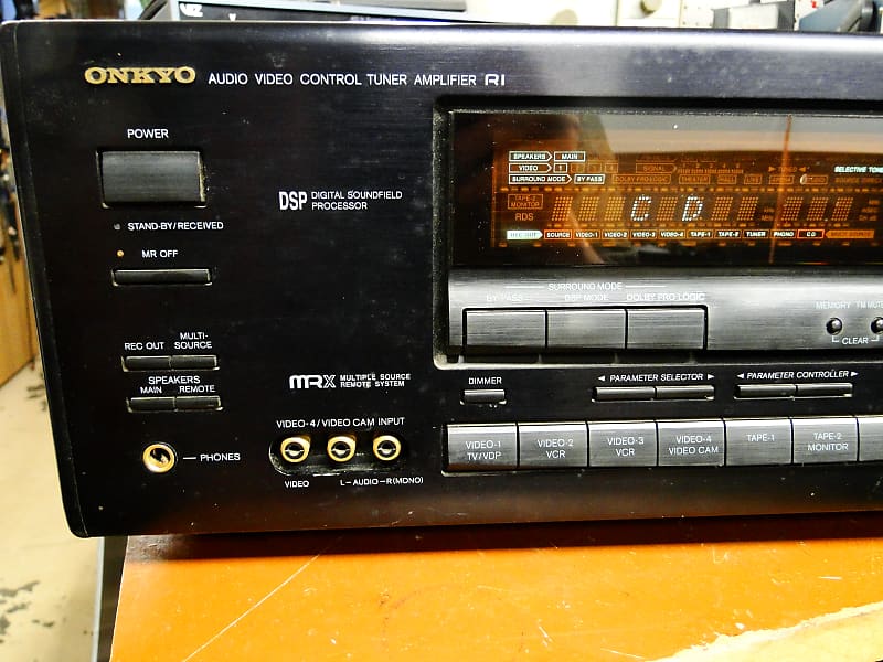 Onkyo TX-SV727PRO 90's Great Amp - Partially Functional