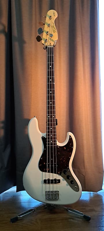 fujigen(FGN) jazz bass 2019 olympic white | Reverb