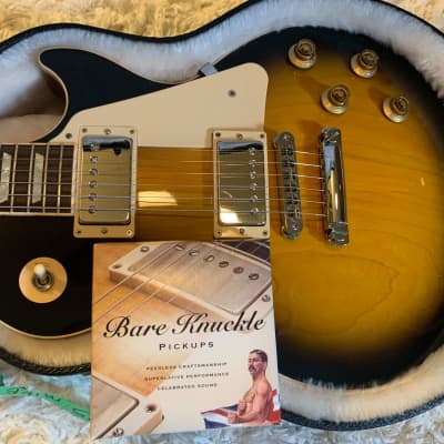 Gibson Les Paul Traditional Pro Exclusive 2011 Vintage Sunburst with Bare Knuckle The Mule Pickups image 16