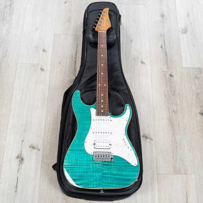 Suhr Standard Plus HSS Guitar, Pau Ferro Fretboard, Bahama Blue image 21