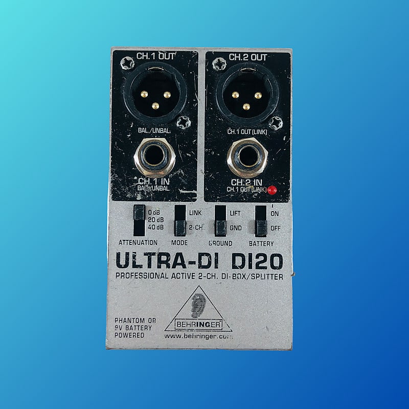 Behringer Ultra-DI DI20 2-Channel Active Direct Box / Splitter image 1
