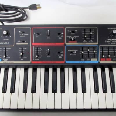 Used Moog Realistic Concertmate MG-1 Analog Synthesizer 1981 Recently Serviced VGC
