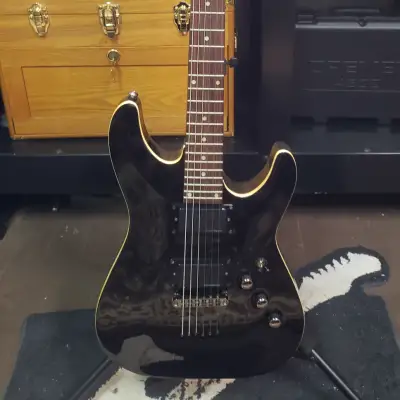 Schecter C-1 2008 Black W/ Hard Case image 1