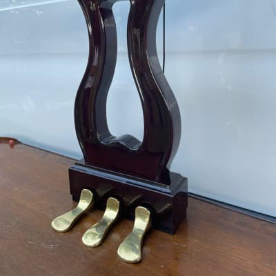 Grand Piano dark brown pedal curved design image 10