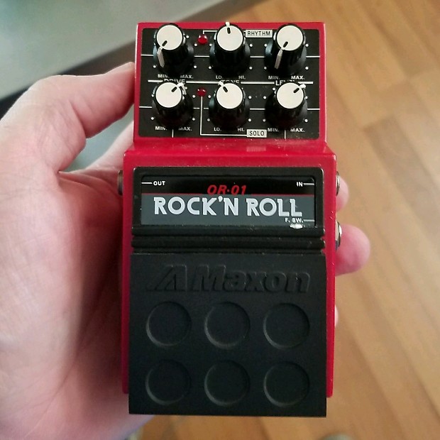 Maxon Rock N Roll OR-01 80s Red Rarest of The RARE PEDALS Overdrive And  Distortion
