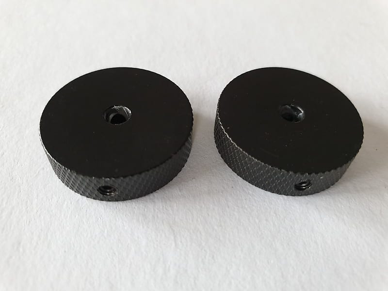 Set of 2 Jaguar and Jazzmaster Roller Rotary Knobs fits USA Fender new image 1