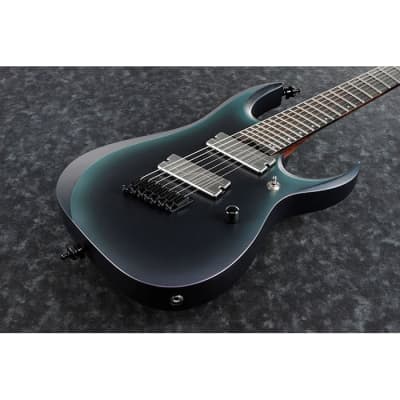 Ibanez RGD71ALMSBAM RGD Axion Label Multi Scale 7-string Guitar - Black Aurora Burst Matte image 5