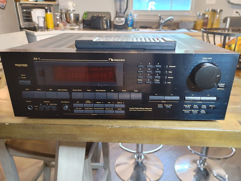 Vintage Nakamichi AV-1 Stereo Receiver with Remote | Reverb