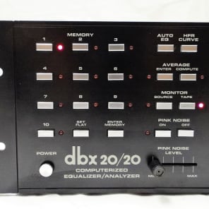 dbx 20/20 Computerized Equalizer/Analyzer image 2