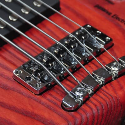 Warwick Rockbass Corvette $$ 5 Burgundy Red image 6