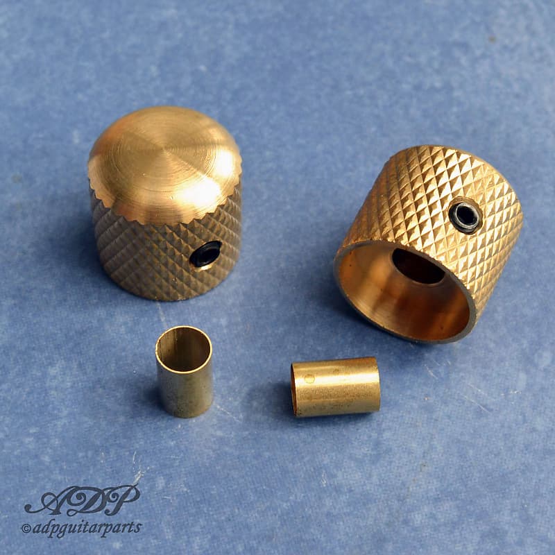 2 Telecaster Knobs buttons 18mm 1/4 "Solid + 6mm for Split Reverb