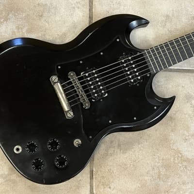 2011 Gibson USA SG Gothic Morte flat Black active pickups for sale