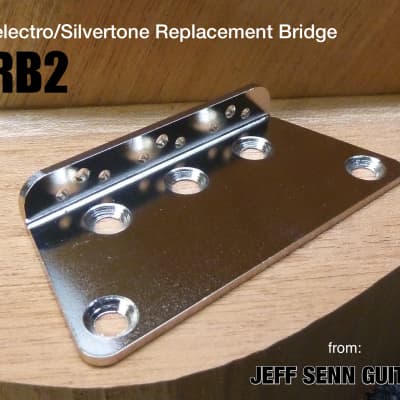 Danelectro/Silvertone Replacement Bridge (DRB2) - without saddles image 1