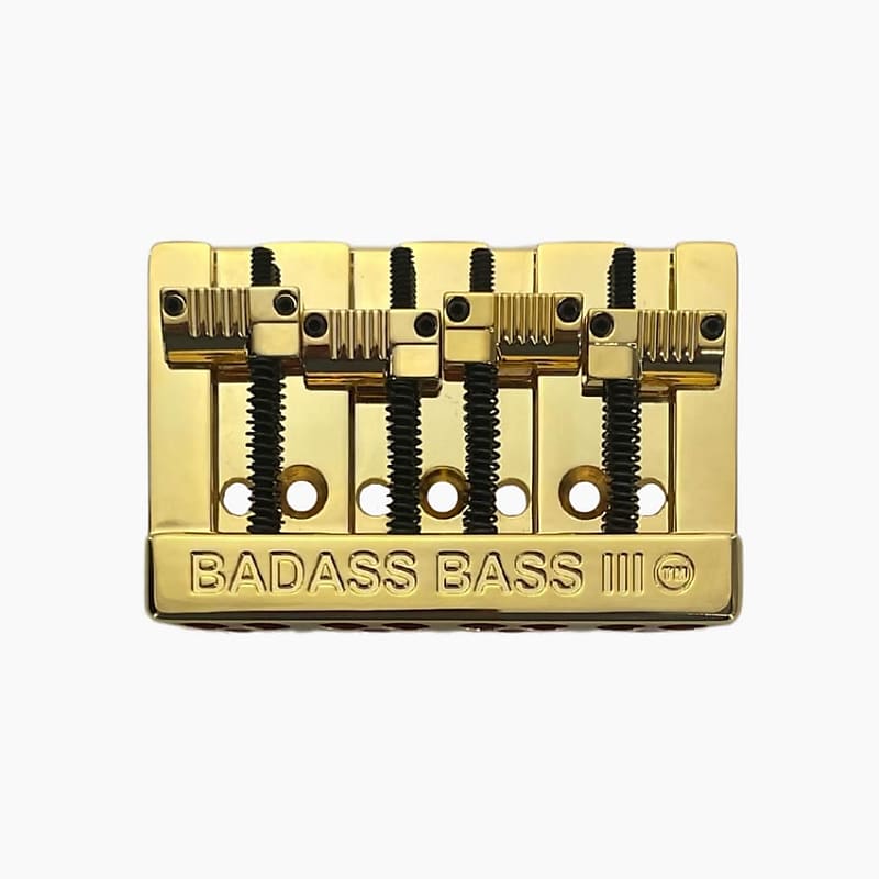 Leo Quan Badass III 4-String Bass Bridge-Gold image 1