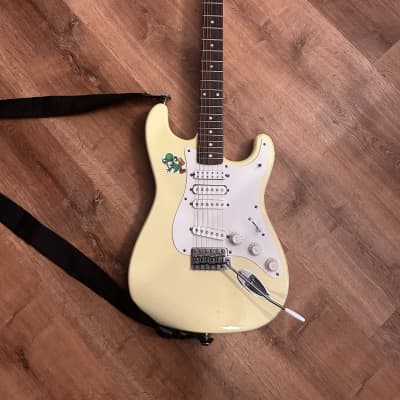Modded Fernandes LE-X Strat 1990s - Olympic White for sale