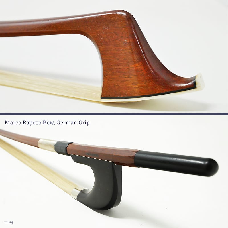 Marco Raposo Double Bass Bow, German Grip  (MR#4) image 1