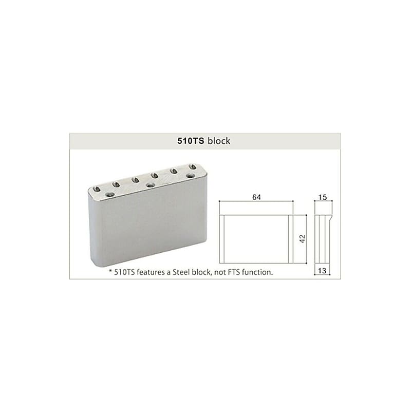 GOTOH NS510TS-FE1 TREMOLO BLACK STEEL BLOCK | Reverb