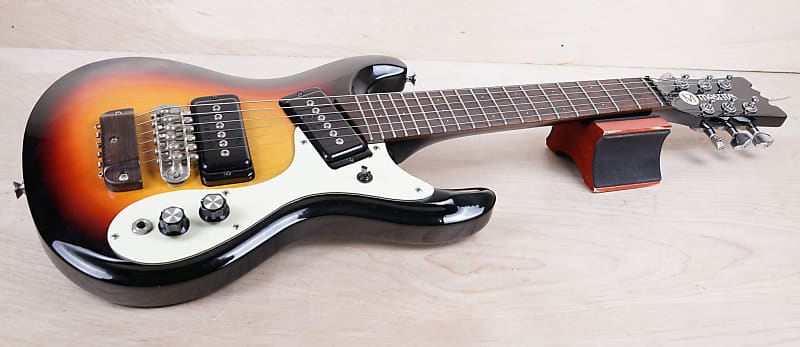 ☆極美品☆ ミニ  MOSLITE  GUITAR Mosrite Mini Guitar Sunburst Made in Japan MIJ w/ Bag