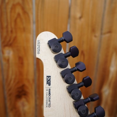 ESP USA M-III FR  Vintage Natural 6-String Electric Guitar w/ Black Tolex Case (2021) image 9