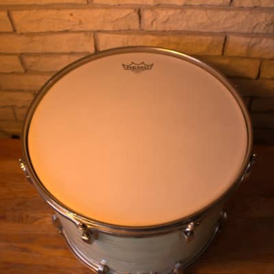 1958  WFL Marching/Parade Snare Drum in White Marine Pearl image 6