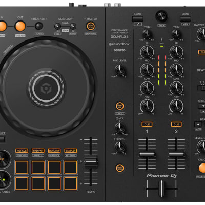Pioneer DJ DDJ-FLX4 2-deck Rekordbox and Serato DJ