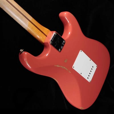 Fender Custom Shop 57 Strat relic 2022 Tahitian Coral lefty lefthanded LH image 5