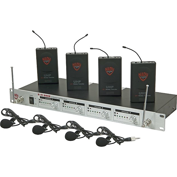 Nady 6015-88 U-41 Quad Omnidirectional Wireless Lavalier System (14/16/10/12) image 1