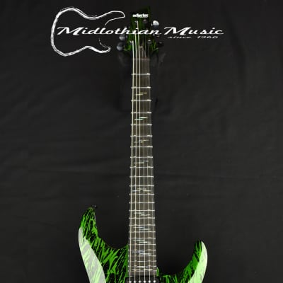 Schecter C-1 Silver Mountain - Electric Guitar - Toxic Venom Gloss Finish image 3