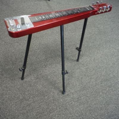 Rogue RLS-1 Lap Steel Guitar with Stand and Gig Bag Metallic