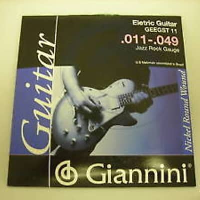 Giannini Electric Guitar Strings (.011 - .049) 3 sets for sale